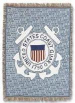 United States Coast Guard Tapestry Throws