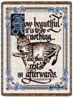 Cat Tapestry Throws by Artist Sydney Hauser