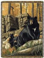 Wildlife Bear Tapestry Throws