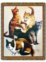 Cat Tapestry Throws