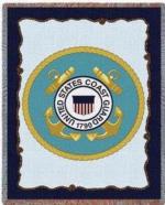 United States Coast Guard Tapestry Throws
