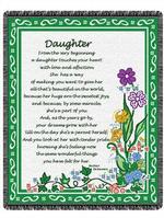Daughter & Son Tapestry Throws