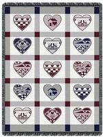 Valentine Tapestry Throws