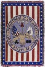 United States Army Tapestry Throws