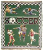 Soccer Tapestry Throws