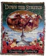Horse Racing Tapestry Throws