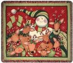 Christmas Snowmen Tapestry Throws