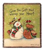 Christmas Snowmen Tapestry Throws