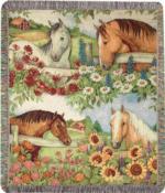 Horses Tapestry Throws