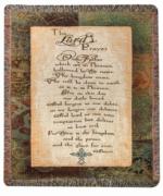 The Lord's Prayer, Matthew 6:9-13, Luke 11:2-4 Tapestry Throw 
