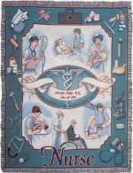 Medical Themed Tapestry Throws