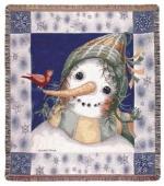 Christmas Snowmen Tapestry Throws