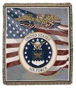 United States Air Force Tapestry Throws