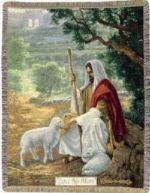 Jesus Inspirational Tapestry Throws