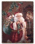 Christmas Santa Claus Tapestry Throws