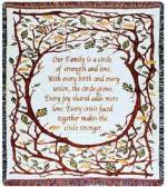 Family Tree Tapestry Throws