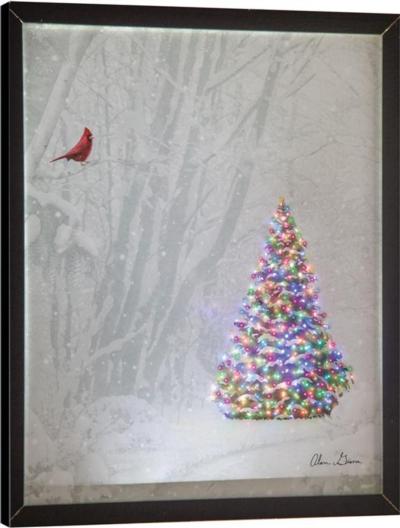 Memories Of Christmas Past Remote Control Fiber Optic Canvas Art Memories Of Christmas Past Remote Control Fiber Optic Canvas Art