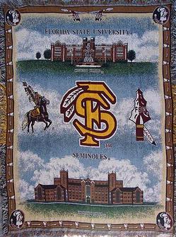 SALE Florida State University Tapestry Throw