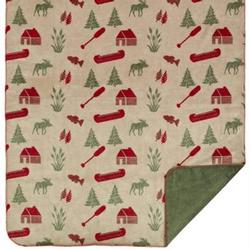 Denali Moose Camp Microplush ® Blanket