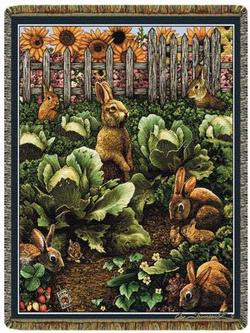 NEW Out To Lunch Tapestry Throw