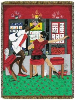 777 Jackpot Tapestry Throw