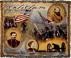 Antietam Historic War Tapestry Throw