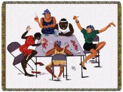 Boston Time Tapestry Throw