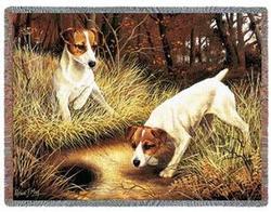 Jack Russell Tapestry Throw