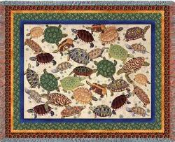 Turtles Tapestry Throw