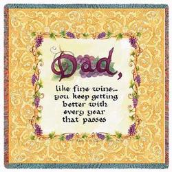 Dad Tapestry Throw