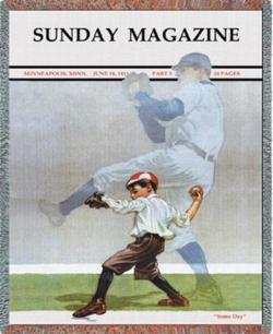 Yester Year Baseball Tapestry Throw