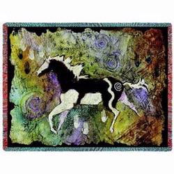Magical Pinto Tapestry Throw