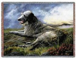 Scottish Deerhound Tapestry Throw