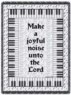 NEW Music Psalm 100 Throw Blanket