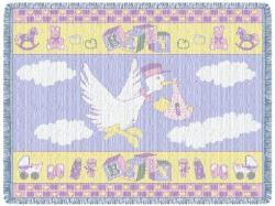 Stork Delivery Baby Blanket
