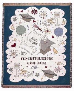 Congratulations Graduate... Class of 2008 Tapestry Throw