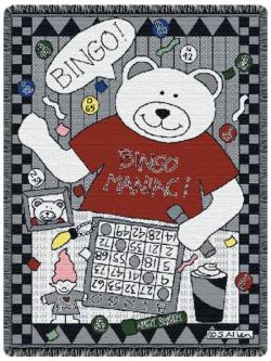 Bingo Bear Throw Blanket