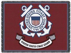 United States Coast Guard Throw Blanket