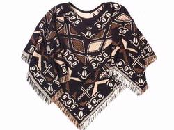Cowry Shell Design Poncho