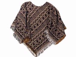 Mud Cloth Poncho