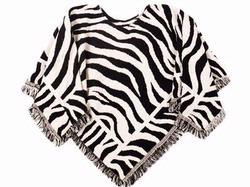 Zebra Skin Poncho