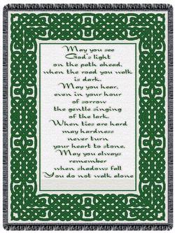 Irish Sympathy Throw Blanket