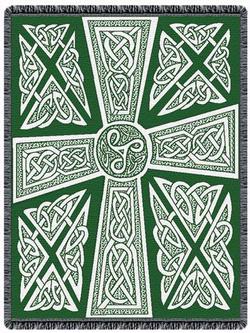 Celtic Cross Throw Blanket
