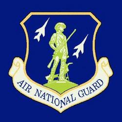 United States Military Air National Guard Emblem Tote Bags