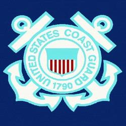 United States Military Coast Guard Emblem Tote Bags