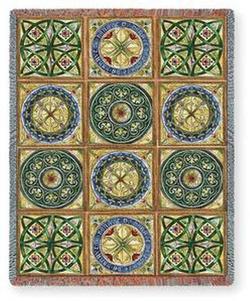 Rosette Tapestry Throw