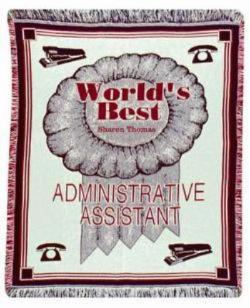 Administrative Assistant Throw Blanket