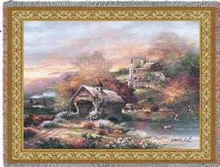 Old Mill Creek Tapestry Throw 