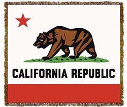 California State Bear Tapestry Throw