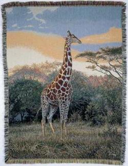 African Majesty Tapestry Throw